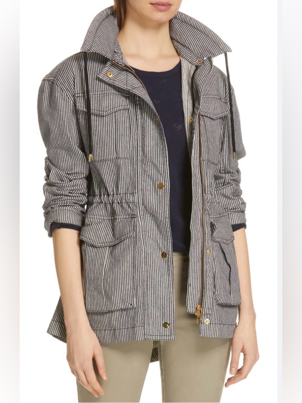 ATM Anthony Thomas Melillo Railroad Stripe Field Jacket